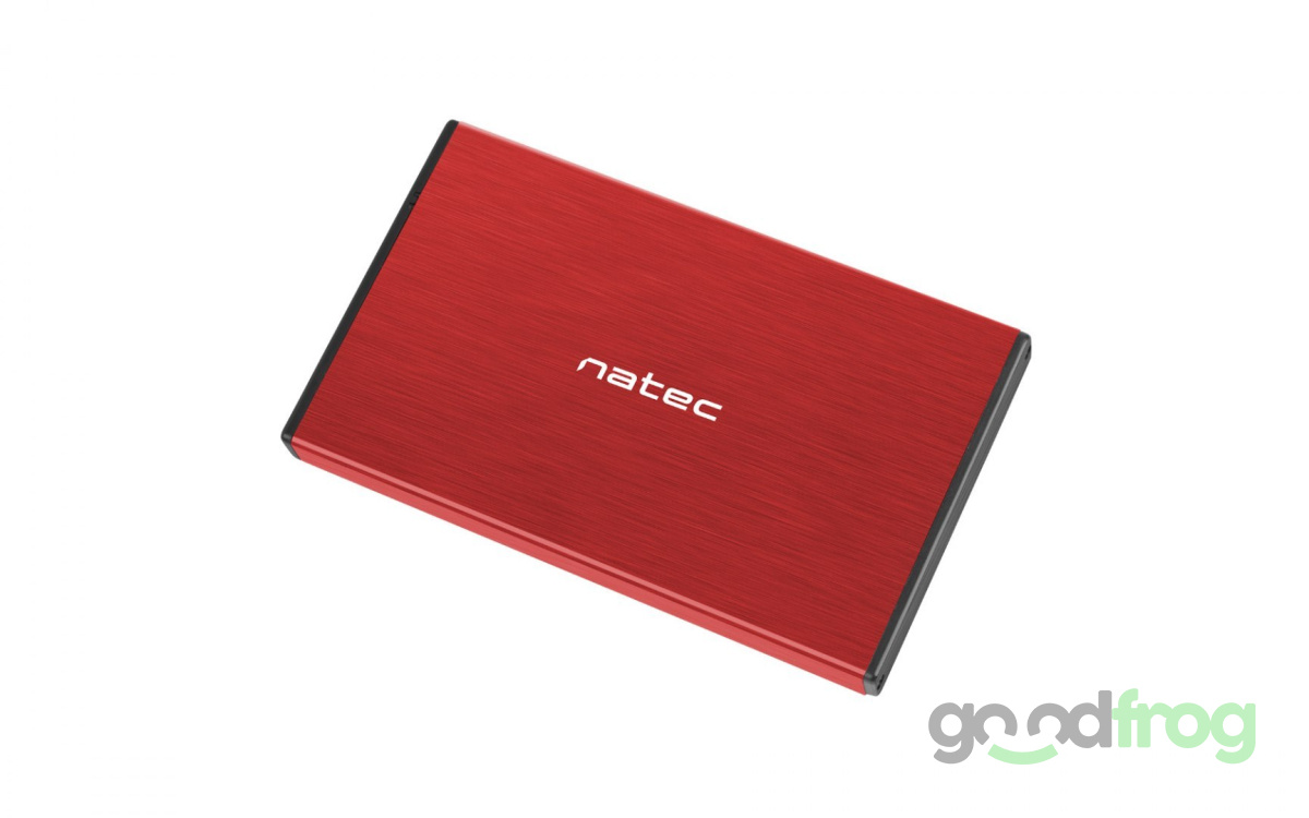 (Czerwony) Dysk zewnętrzny 320 GB USB 3.0 HDD Natec Rhino