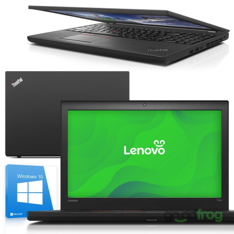 Lenovo ThinkPad T560 / 15 cali / SSD 256 GB / Intel Core i5 / Windows 10 Lenovo ThinkPad T560 / 15 cali / SSD 256 GB / Intel Core i5 / Windows 10