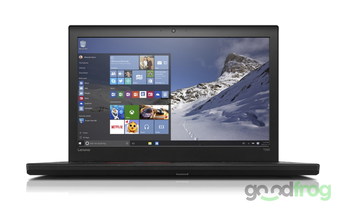 Lenovo ThinkPad T560 / 15 cali / SSD 256 GB / Intel Core i5 / Windows 10 Lenovo ThinkPad T560 / 15 cali / SSD 256 GB / Intel Core i5 / Windows 10
