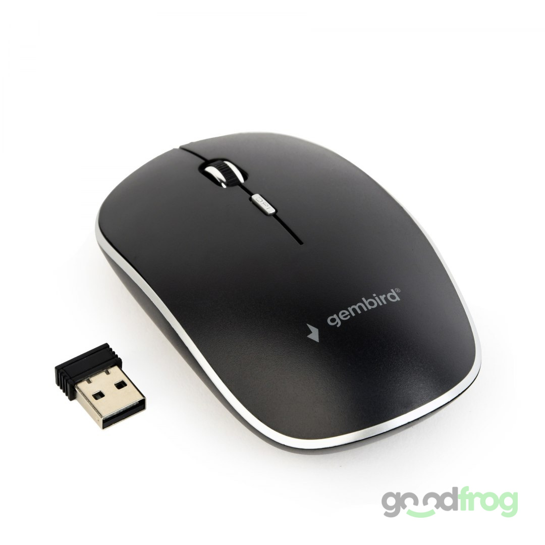 CZARNA MYSZ / Gembird / Myszka bezprzewodowa USB CZARNA MYSZ / Gembird / Myszka bezprzewodowa USB