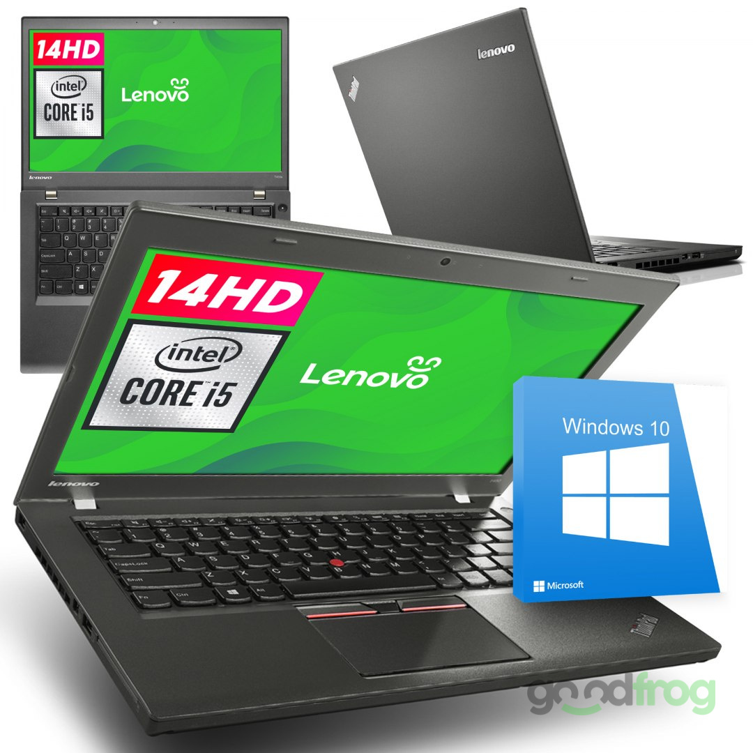 Lenovo ThinkPad T450 / 14-cali HD+ / Intel Core i5 / RAM 8 GB / Windows 10 Lenovo ThinkPad T450 / 14-cali HD+ / Intel Core i5 / RAM 8 GB / Windows 10