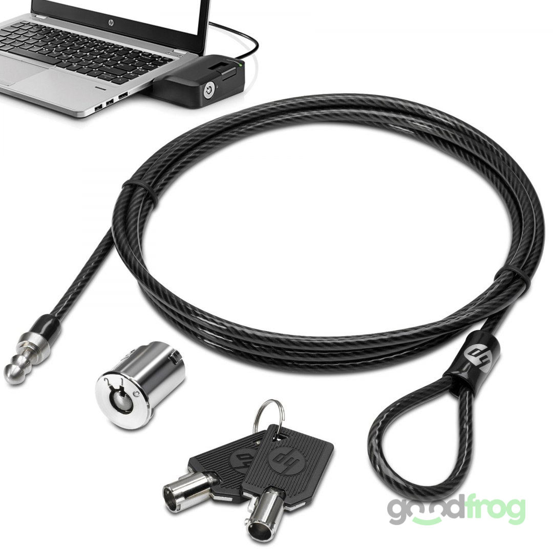Linka zabezpieczająca / Blokada przewodowa stacji dokującej / HP LOCK z kluczem Linka zabezpieczająca / Blokada przewodowa stacji dokującej / HP LOCK z kluczem