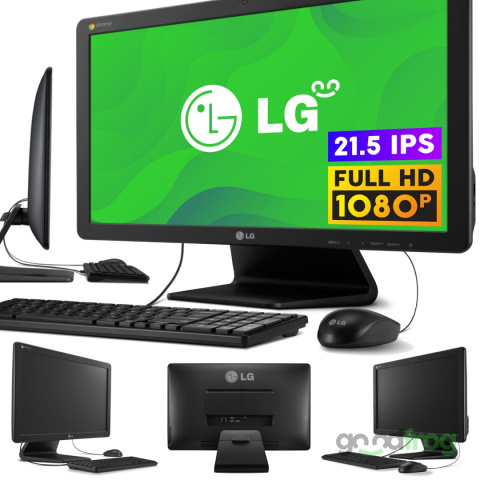 Zestaw LG ChromeBase / All in One / 22" / FULL HD IPS / 22CV241 / Chrome OS