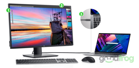 Monitor DELL UltraSharp U2720Q / 27" / IPS / 4K 3840 x 2160 Monitor DELL UltraSharp U2720Q / 27" / IPS / 4K 3840 x 2160