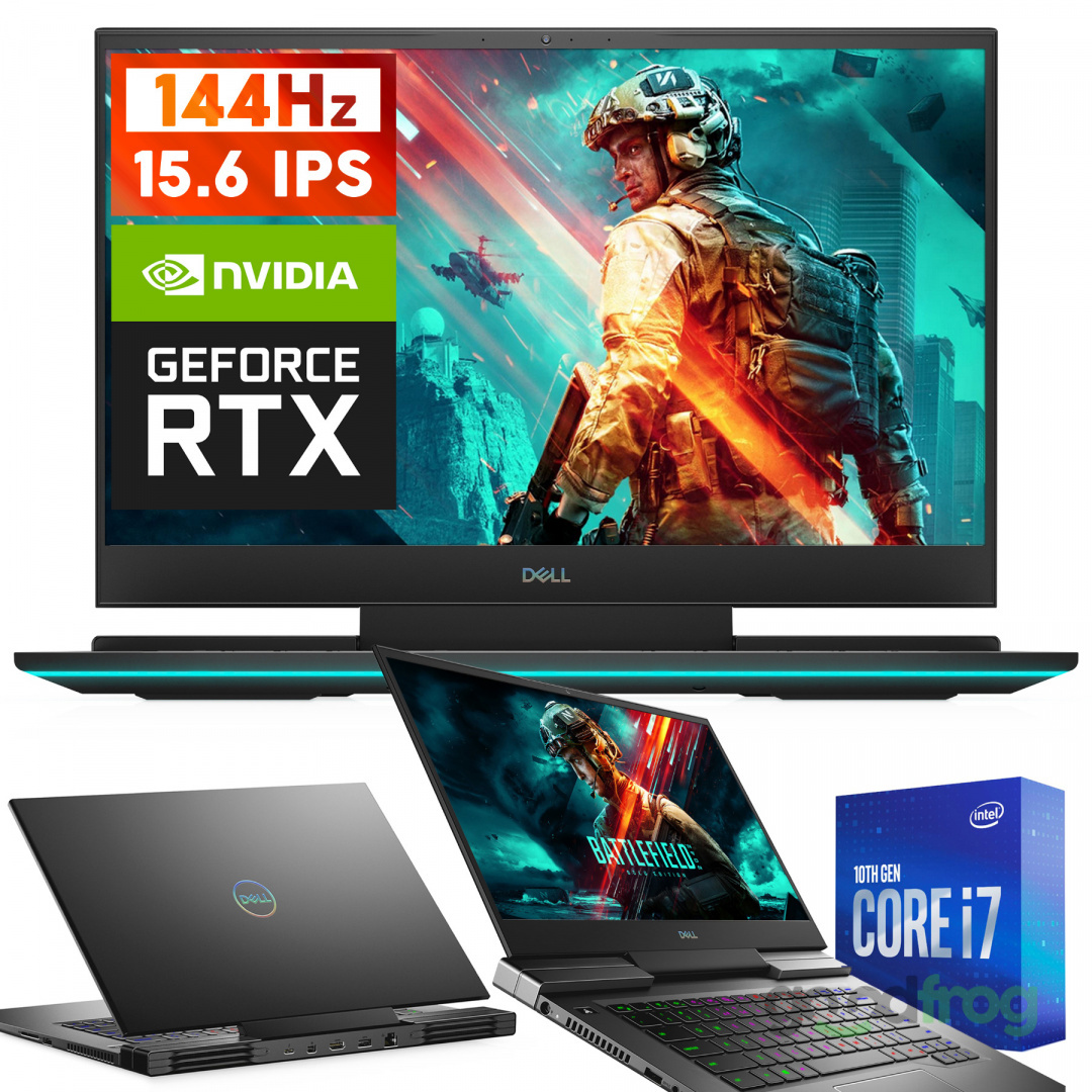 GAMING DELL 15 G7 7500 / 15" IPS / 144Hz / i7 6CORE / 64GB / 1000GB NVMe / GEFORCE RTX