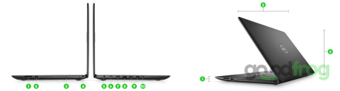 Dell Vostro 15 3590 / 15.6" / i7 QUAD / AMD RADEON / 16GB / SSD+HDD / W10/11