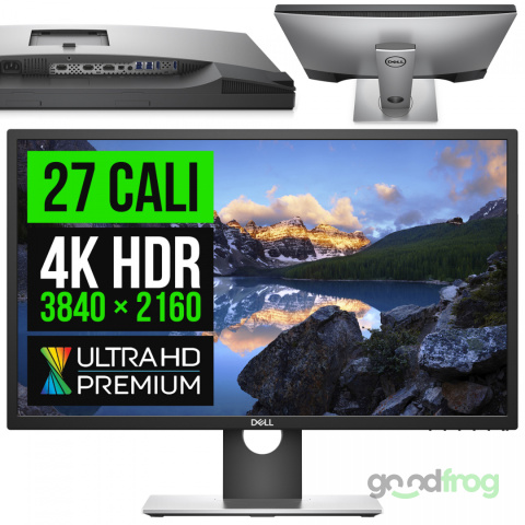 Monitor Dell UP2718Q UltraSharp 27 4K HDR / PremierColor / Klasa A