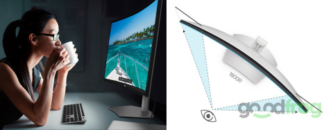 Zakrzywiony Dell S3221QS / 32" / 4K UHD (3840 x 2160) Zakrzywiony Dell S3221QS / 32" / 4K UHD (3840 x 2160)