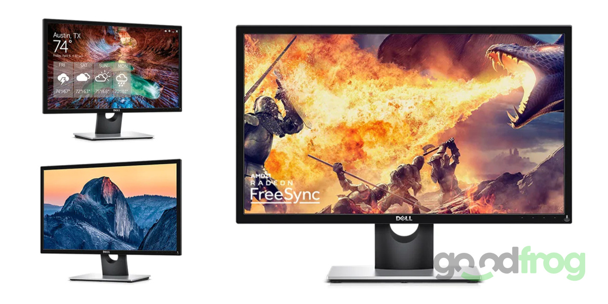 Monitor Dell SE2417HGX / 24" / IPS / 1920 x 1080 / 75 Hz / AMD FreeSync / Outlet