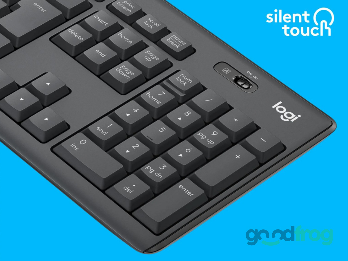 Multimedialny zestaw Logitech MK295 Klawiatura + Mysz (bezprzewodowy) / Czarny Multimedialny zestaw Logitech MK295 Klawiatura + Mysz (bezprzewodowy) / Czarny