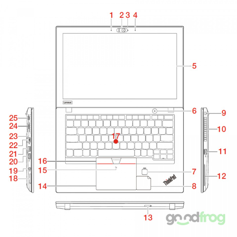 Lenovo ThinkPad T480S / 14" FHD / i7 4CORE / 16 GB / SSD 512 GB / W10/11 Lenovo ThinkPad T480S / 14" FHD / i7 4CORE / 16 GB / SSD 512 GB / W10/11