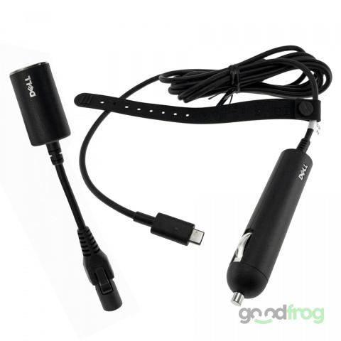 Zasilacz samochodowy Dell 65W Auto/Air USB-C (450-AFLE) / USB-C Zasilacz samochodowy Dell 65W Auto/Air USB-C (450-AFLE) / USB-C