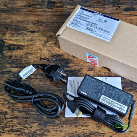 Oryginalny zasilacz Lenovo 65W 20V 3.25A / Slim TIP / Ładowarka + Kabel zasilający Oryginalny zasilacz Lenovo 65W 20V 3.25A / Slim TIP / Ładowarka + Kabel zasilający