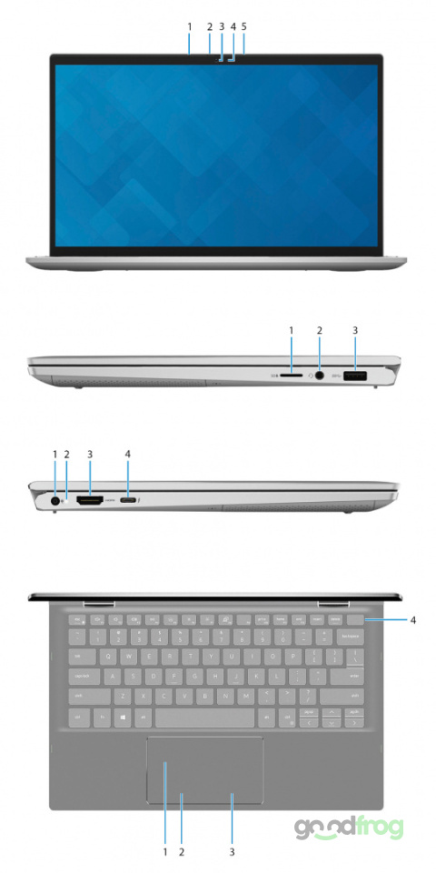 DELL Inspiron 7306 2w1 / 13,3 / TOUCH FHD / i5-11GEN. / SSD NVMe / W10/11