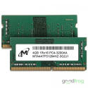 PAMIĘĆ RAM 4 GB DDR4 / MICRON / SODIMM / 1Rx16 PC4 / 3200 MHz (MTA4ATF51264HZ-3G2J1)