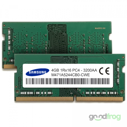 PAMIĘĆ RAM 4 GB DDR4 / SAMSUNG / SODIMM / 1Rx16 PC4 / 3200 MHz (M471A5244CB0-CWE)