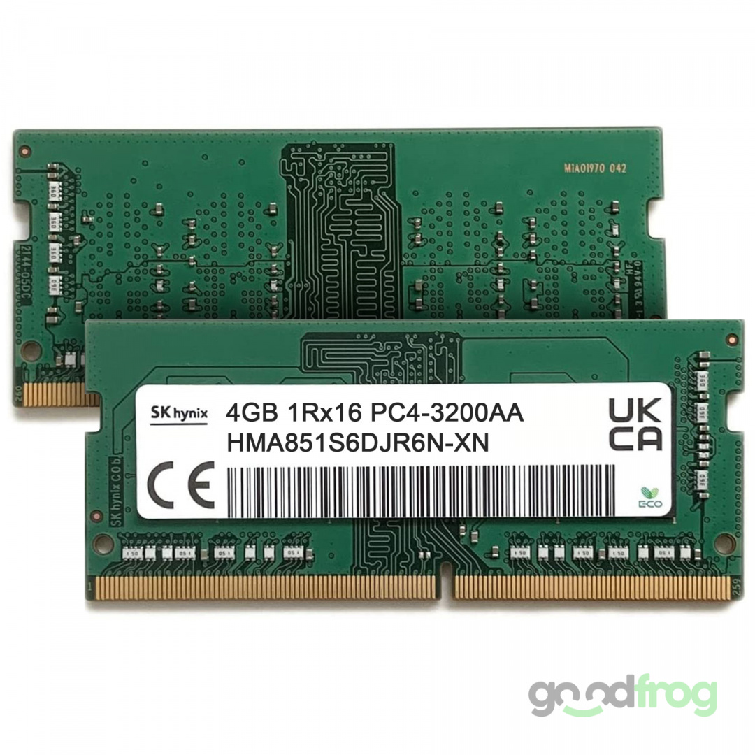 PAMIĘĆ RAM 4 GB DDR4 / KINGSTON / SODIMM / 1Rx16 PC4 / 3200 MHz (KCDT82-MIE)