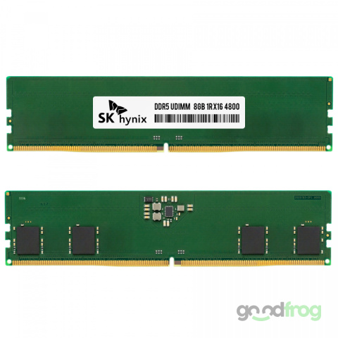 PAMIĘĆ RAM 8 GB DDR5 / SK HYNIX / UDIMM / 1Rx16 PC5 / 4800 MHz (HMCG66MEBUA081N)