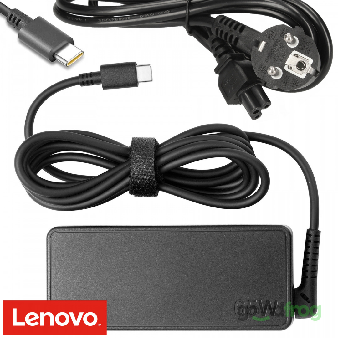 Oryginalny zasilacz Lenovo 65W 20V 3.25A (ADLX65YLC3D) / USB-C / Kabel zasilający