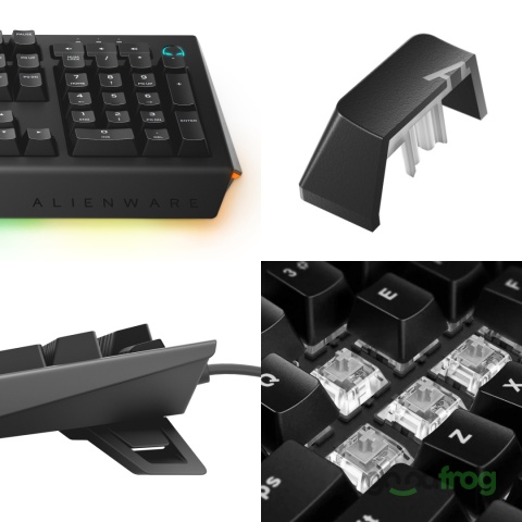 Klawiatura Alienware Advanced Gaming AW568 (przewodowa) / 1000Hz / Podświetlenie RGB