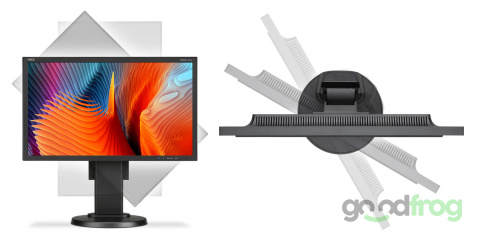 Monitor NEC MultiSync E224Wi / 22" / FULL HD / IPS / PIVOT / DisplayPort / DVI / VGA Monitor NEC MultiSync E224Wi / 22" / FULL HD / IPS / PIVOT / DisplayPort / DVI / VGA