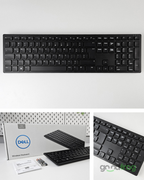 Dell Bezprzewodowa klawiatura (KB500) / Radio 2,4GHz / Czarna / QWERTY PL (po spolszczeniu naklejkami) Dell Bezprzewodowa klawiatura (KB500) / Radio 2,4GHz / Czarna / QWERTY PL (po spolszczeniu naklejkami)