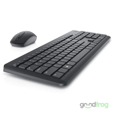 Dell Bezprzewodowy zestaw (KM3322W) / Klawiatura + Mysz / Czarny / Spolszczona