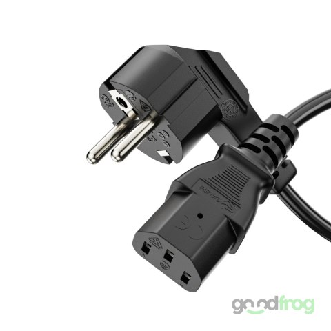 Kabel zasilający komputerowy / 300 cm / IEC C13 / TRAPEZ Kabel zasilający komputerowy / 300 cm / IEC C13 / TRAPEZ