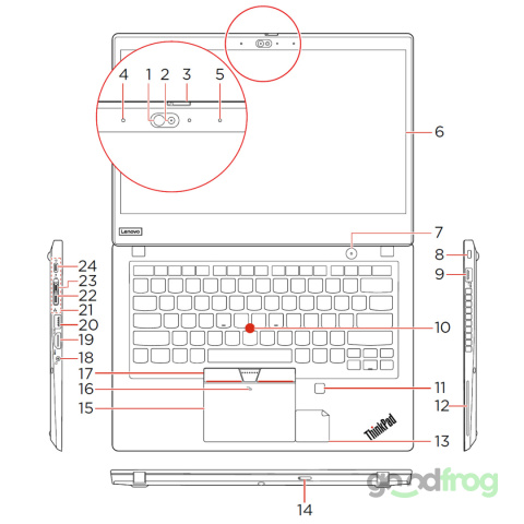 Lenovo ThinkPad T14s / 14" / FHD / i7 4CORE / 32GB / SSD 1TB / LTE / WIFI 6 / W10/11