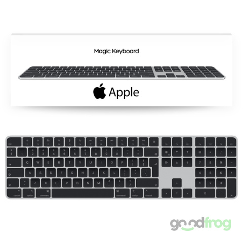 Klawiatura Apple A1843 (bezprzewodowa) / Space Gray / QWERTY US/PL Naklejki