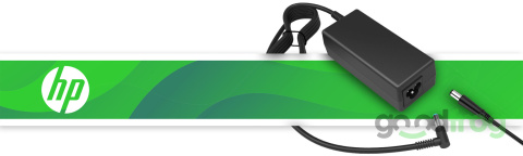 Oryginalny zasilacz HP 65W / 19.5V 3.33A / Ładowarka + Kabel / Wtyk 7,4mm + Wtyk 4,5mm / Outlet