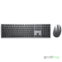 Dell Bezprzewodowy zestaw (KM7321W) / Klawiatura + Mysz / Srebrna / QWERTY PL (spolszczona) / Outlet