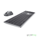 Dell Bezprzewodowy zestaw (KM7321W) / Klawiatura + Mysz / Srebrna / QWERTY PL (spolszczona) / Outlet