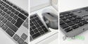 Dell Bezprzewodowy zestaw (KM7321W) / Klawiatura + Mysz / Srebrna / QWERTY US/CZ (wielojęzyczna)