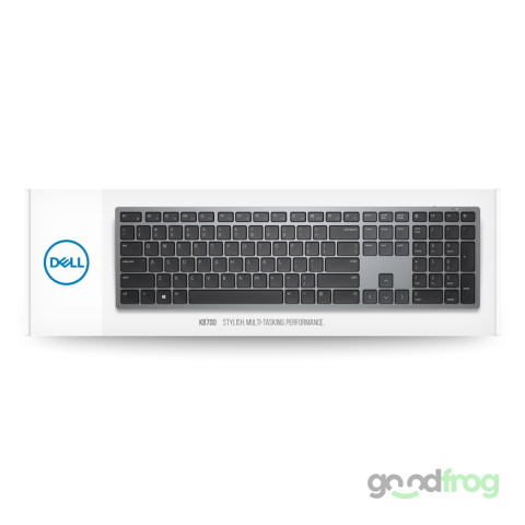 Dell Klawiatura bezprzewodowa (KB700) / Klawiatura / Srebrna / QWERTY PL (spolszczona)