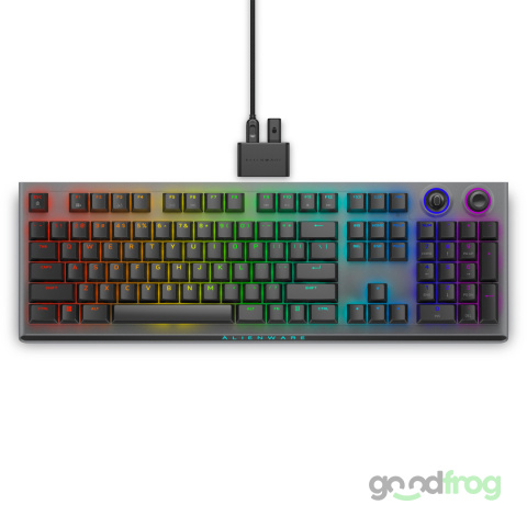 Klawiatura gamingowa Alienware AW920K (bezprzewodowa) / Tri-Mode / AlienFX RGB / Dark Side of The Moon