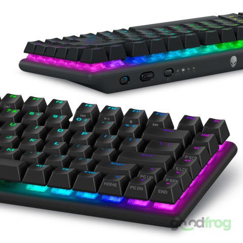 Klawiatura gamingowa Alienware PRO (bezprzewodowa) / Tri-Mode / AlienFX RGB / Dark Side of The Moon