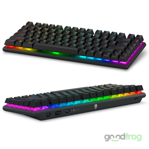 Klawiatura gamingowa Alienware PRO (bezprzewodowa) / Tri-Mode / AlienFX RGB / Dark Side of The Moon