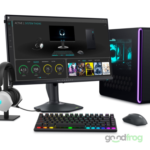 Klawiatura gamingowa Alienware PRO (bezprzewodowa) / Tri-Mode / AlienFX RGB / Lunar Light