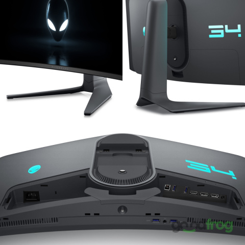 Monitor Dell ALIENWARE AW3423DW / 34" / Curved / 3440 x 1440 / QD-OLED / VESA DisplayHDR TrueBlack 400 / Outlet