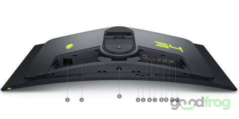 Monitor Dell ALIENWARE AW3423DW / 34" / Curved / 3440 x 1440 / QD-OLED / VESA DisplayHDR TrueBlack 400 / Outlet