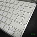 Naklejki spolszczające na klawiaturę Apple / Magic Keyboard / Białe