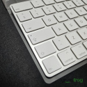 Naklejki spolszczające na klawiaturę Apple / Magic Keyboard / Białe