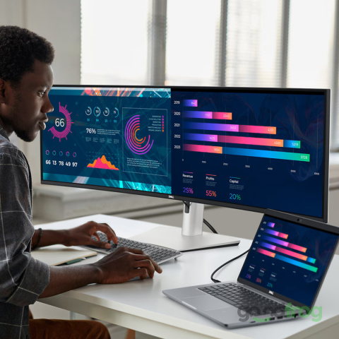 Zakrzywiony monitor Dell UltraSharp 49" U4924DW / 5120 x 1440 / IPS Black / 100% REC.709 Zakrzywiony monitor Dell UltraSharp 49" U4924DW / 5120 x 1440 / IPS Black / 100% REC.709