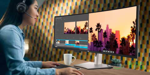 Zakrzywiony monitor Dell UltraSharp 49" U4924DW / 5120 x 1440 / IPS Black / 100% REC.709 Zakrzywiony monitor Dell UltraSharp 49" U4924DW / 5120 x 1440 / IPS Black / 100% REC.709