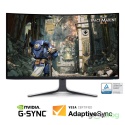 DELL ALIENWARE AW3225QF / 32" / Curved / 4K UHD (3840 x 2160) / QD-OLED / Dolby Vision / VESA DisplayHDR TrueBlack 400 / Outlet
