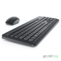 Dell Bezprzewodowy zestaw (KM3322W) / Klawiatura + Mysz / Czarny / Spolszczona