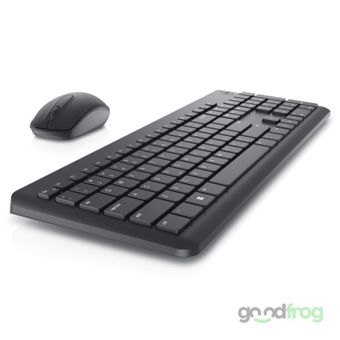 Dell Bezprzewodowy zestaw (KM3322W) / Klawiatura + Mysz / Czarny / Spolszczona