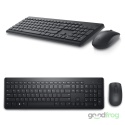 Dell Bezprzewodowy zestaw (KM3322W) / Klawiatura + Mysz / Czarny / Spolszczona
