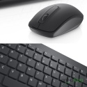 Dell Bezprzewodowy zestaw (KM3322W) / Klawiatura + Mysz / Czarny / Spolszczona